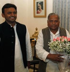 Akhilesh & mulayam-singh