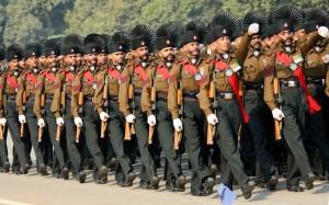 Rajputana Rifles contingent