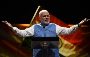 Narendra Modi addressing Indian community in Australia
