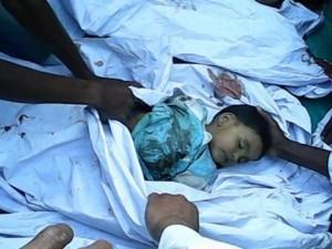 Four years old victim of Assam massacre